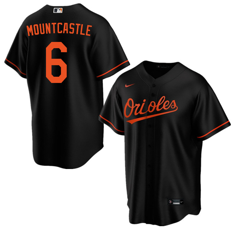 Nike Men #6 Ryan Mountcastle Baltimore Orioles Baseball Jerseys Sale-Black